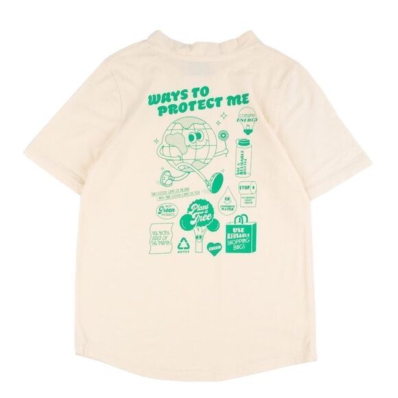MIKI MIETTE Think Green Save The Planet Tee 3 mo - Picture 2 of 8